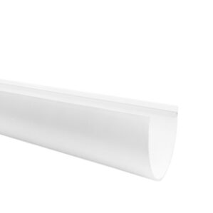 White Deepflow Guttering - Gutter 4m
