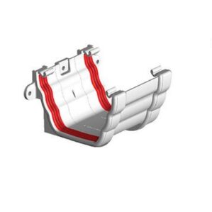 White Ogee Guttering