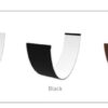 Black 1/2 Round Cast Iron Effect Guttering 135° Angle - Image 3