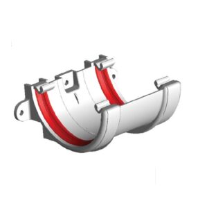 White Round Guttering