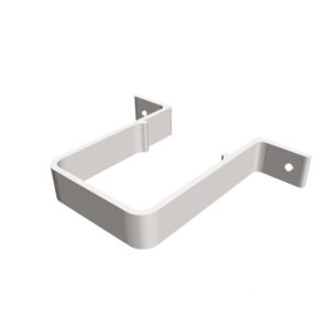 White Squareline Downpipe - Stand Off Pipe Clip