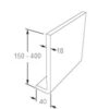 Black Ash Full Replacement Fascia Board 175mm x 5m x 18mm Thickness Subtle Grained - Image 2