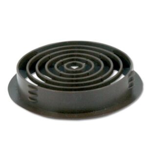 Brown Round-Soffit Vents