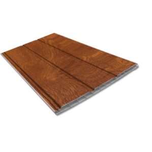 Golden Oak Subtle Grained Finish Hollow Soffit Board-300mm x 5m