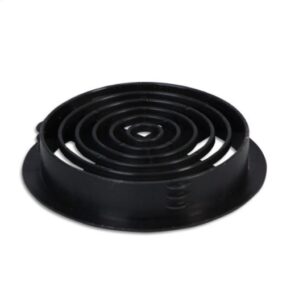 Black Round-Soffit Vents