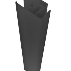Durasid Natural Graphite Aluminium-2 Part Edge Trim-3m
