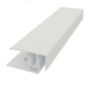Durasid Silver Aluminium-2 Part Edge Trim-3m