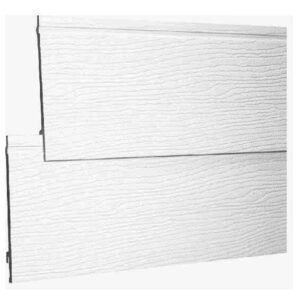 White Durasid External Embossed Cladding 167mm