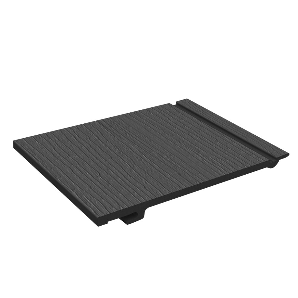 Durasid Anthracite Grey Weatherboard External 167mm Embossed Cladding - Image 2