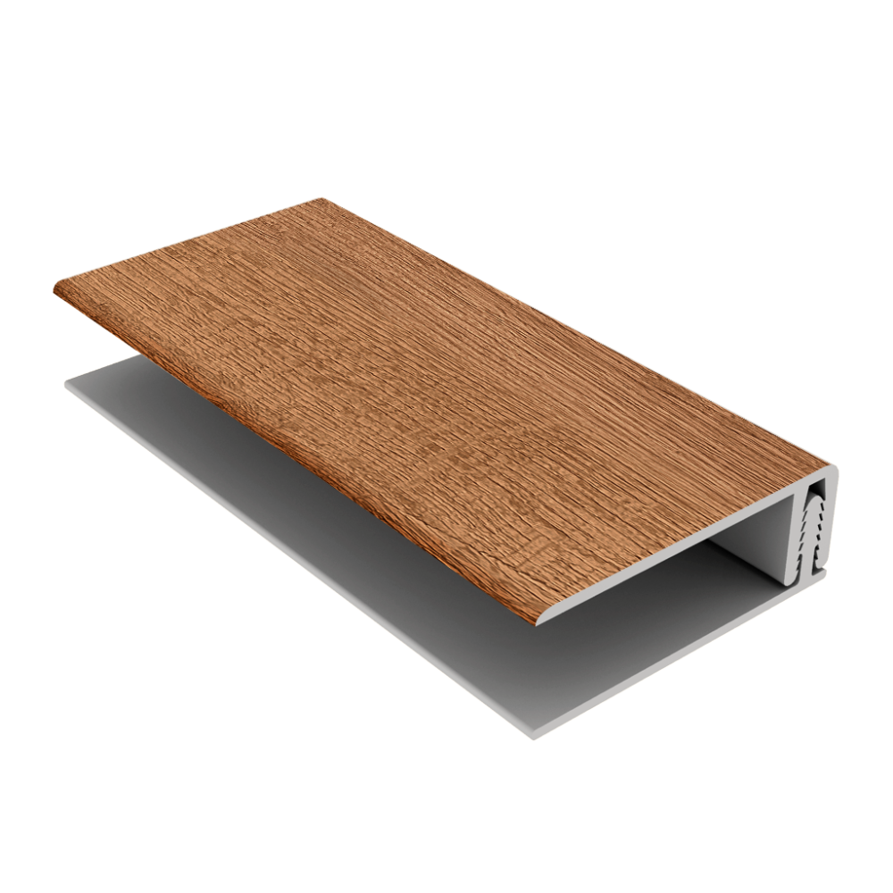 Woodland Oak-2-Part Edge Trim Upvc-3m