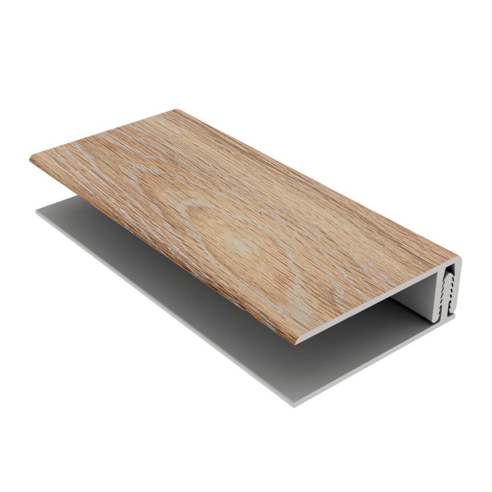 Barnwood Grey-2-Part Edge Trim Upvc-3m