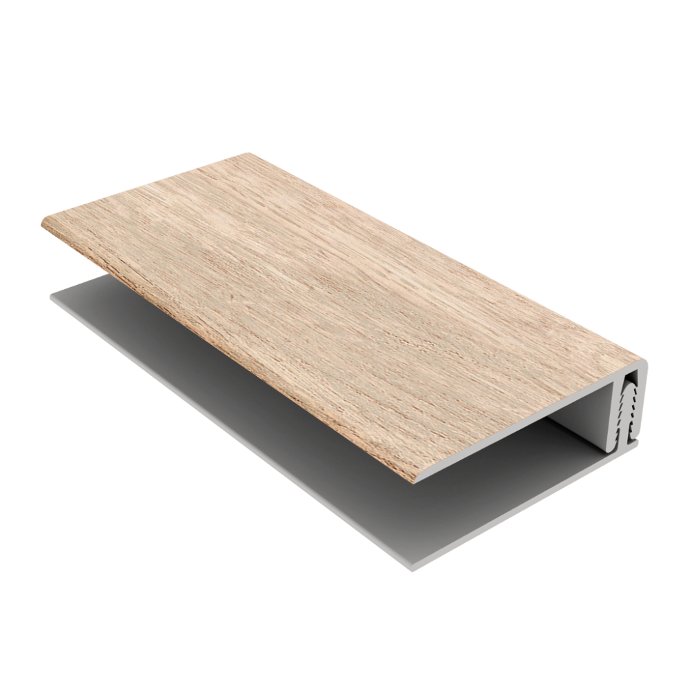 Sheffield Oak-2-Part Edge Trim Upvc-3m