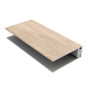 Sheffield Oak-2-Part Edge Trim Upvc-3m