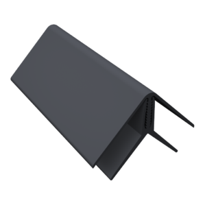 Anthracite Grey Cladding External 2-Part Upvc Corner Trim-3m