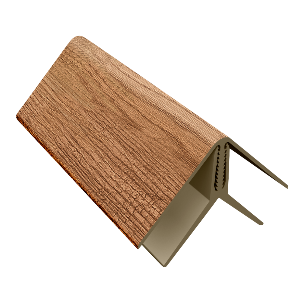 Woodland Oak-2-Part Internal / External Corner Trim-Upvc-3m