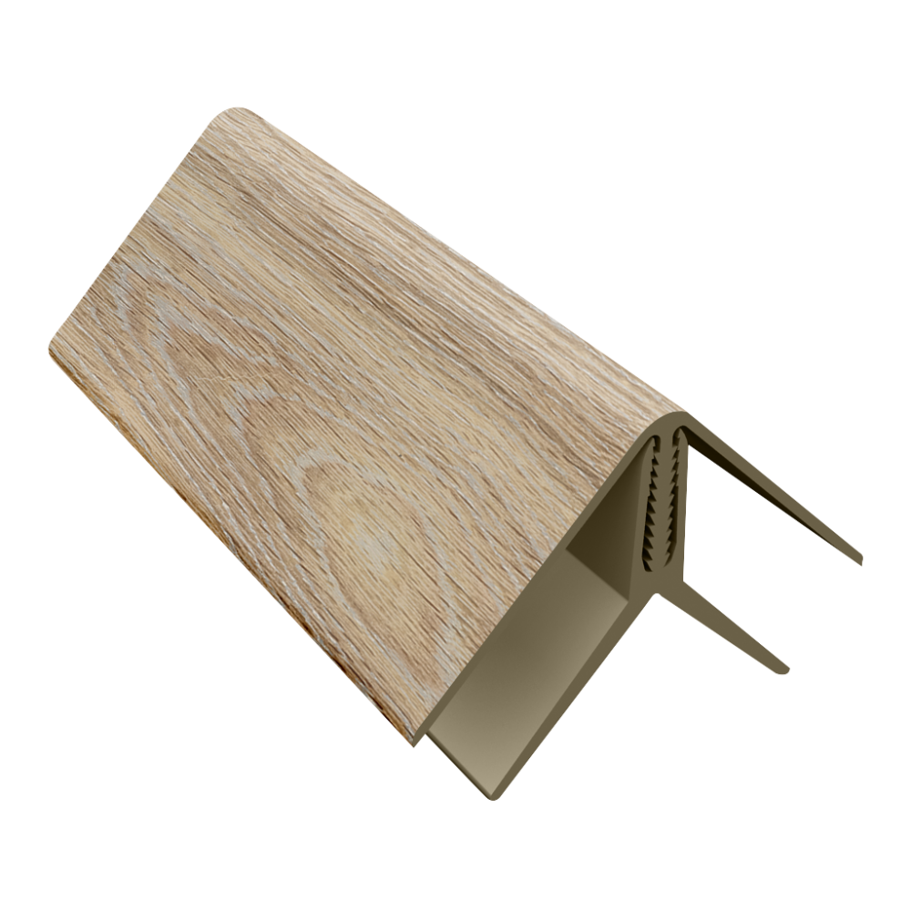 Barnwood Grey-2-Part Internal / External Corner Trim-Upvc-3m