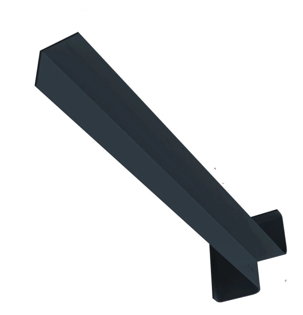 Anthracite Grey Fascia Board 90° Internal Corner Joint Smooth Finish