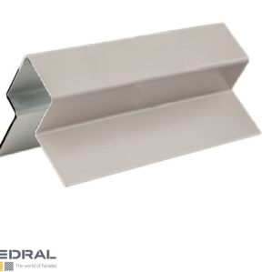 CEDRAL-Click External Corner Trim 3m-Silver Grey-C51