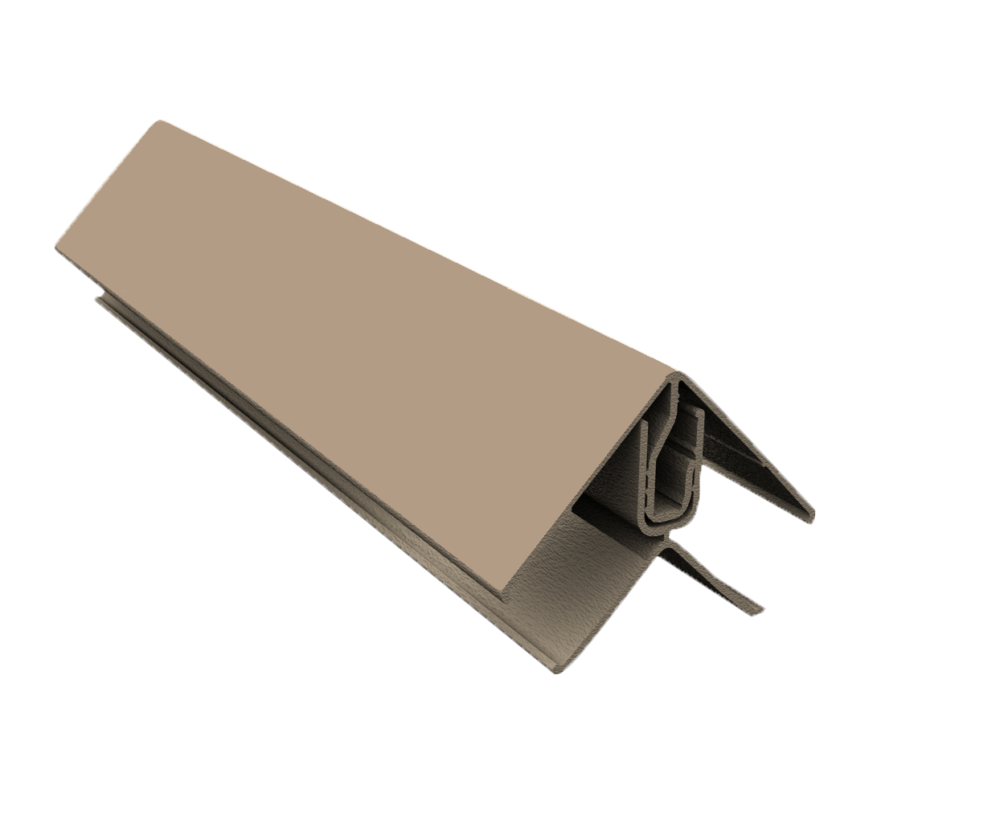 Barnwood Grey-Aluminium 2-Part Internal / External Corner Trim-3m