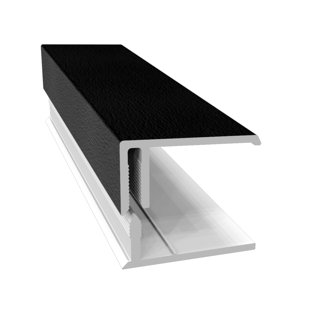 Cladding 2 Part Edge Trim 3mtr Black Ash