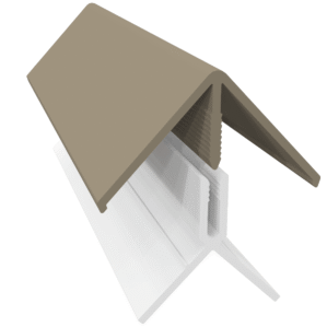 Argyl Brown Fortex 90° External 2 Part  Corner Trim