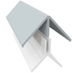 Misty Grey Fortex 90° External 2 Part Corner Trim