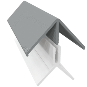 Storm Grey Fortex 90° External 2 Part Corner Trim