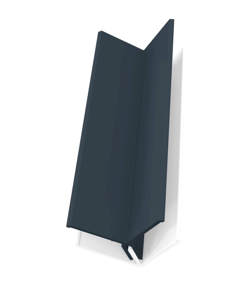 Anthracite Grey Fortex 90° Internal 2 Part Corner Trim