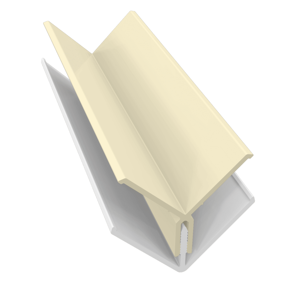 Pale Gold Fortex 90° Internal 2 Part Corner Trim