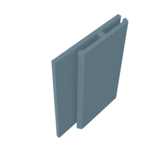 Colonial Blue Fortex Reveal Liner H Joint Trim