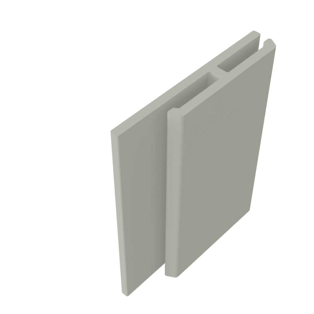 Misty Grey Fortex Reveal Liner H Joint Trim