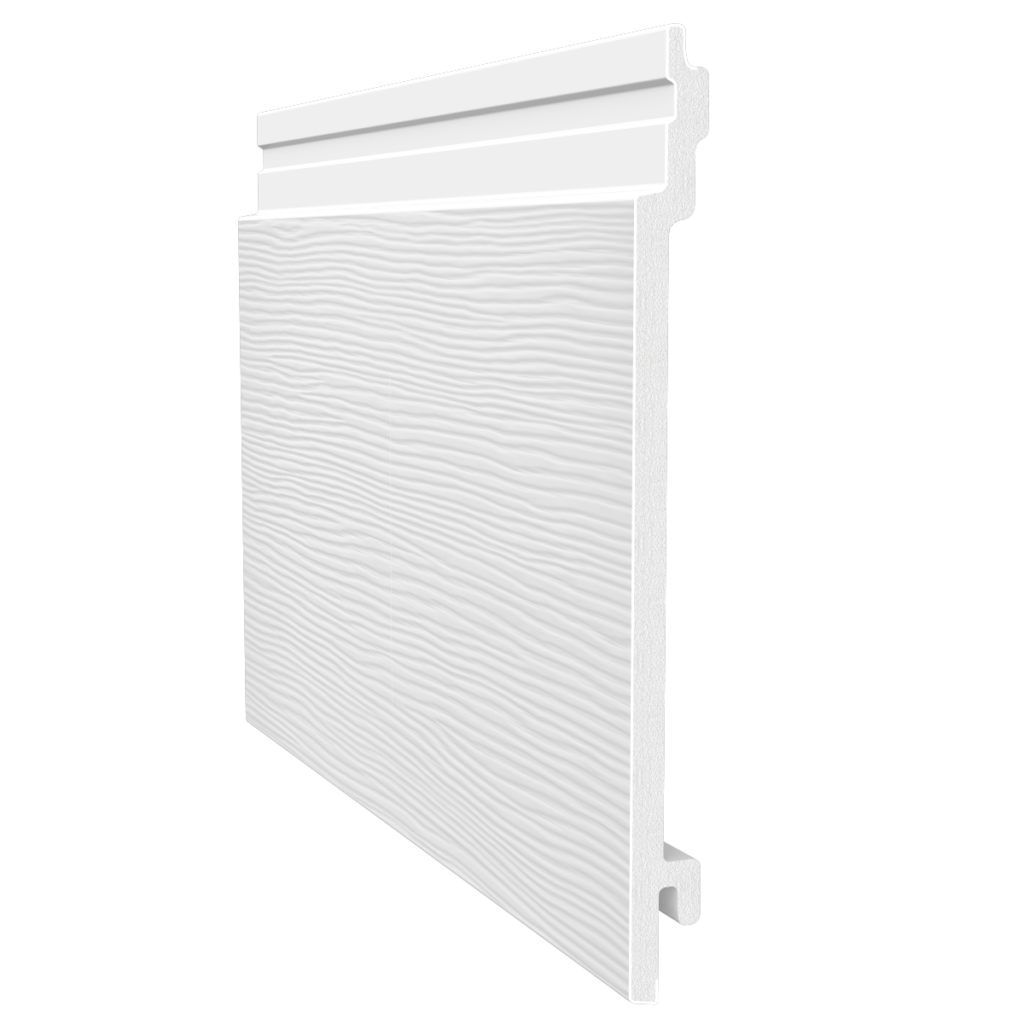 White Fortex 182mm Shadow Gap Cladding - Tradeline Pvc Limited