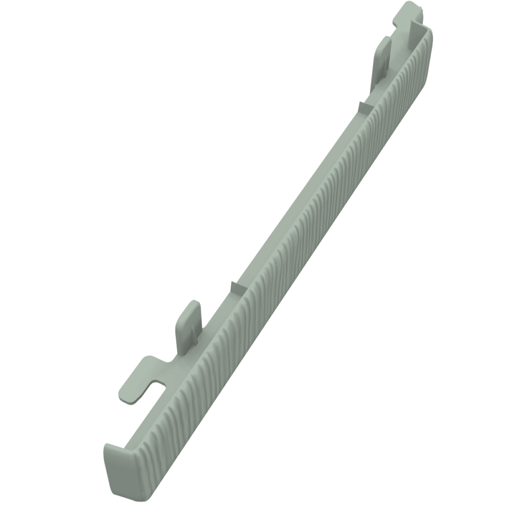 Sage Green Fortex 182mm Shadow Gap Butt Jointing Trim - Image 2