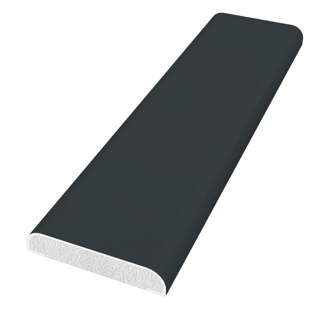 Anthracite Grey Smooth D Section 28mm
