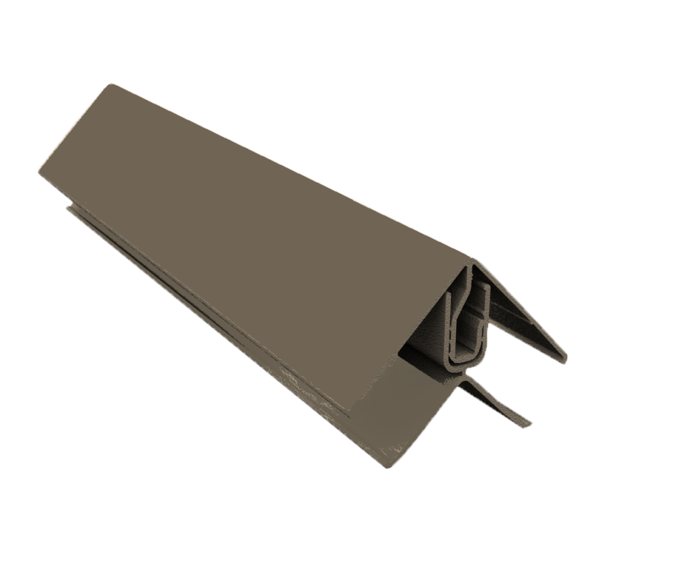 Woodland Grey-Aluminium 2-Part Internal / External Corner Trim-3m