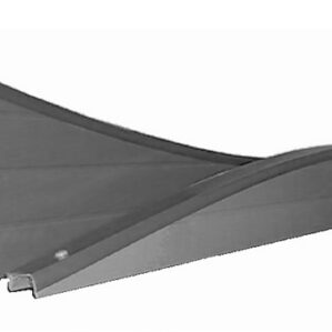 Graphite Grey Concave Fencing Panel 2438mm Wide