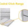 CEDRAL-Click Cladding Textured-Smooth Finish External Cladding-Cream White-C07 - Image 4