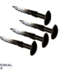 CEDRAL Colour Coded Screws | 4.8 x 38mm PK-50-Forest Grey-C60