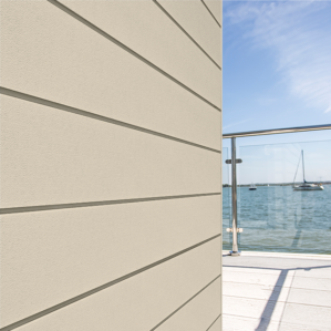 CEDRAL-Click Cladding Textured-Smooth Finish External Cladding-Vanilla White-C02
