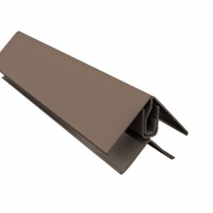 African Padauk-Aluminium 2-Part Internal / External Corner Trim-3m