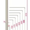 White Square Edge Full Replacement Fascia Board 150mm x 5m x 18mm - Image 3
