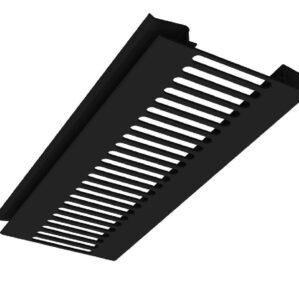 Black Smooth Finish-Continous Vent Trim-5m