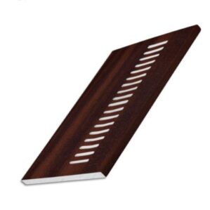 Mahogany Subtle Grained Finish-Vented Soffit Board-150mm x 5m