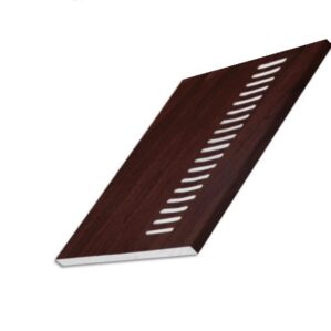Rosewood Vented Soffit Board x 5m Subtle Grained