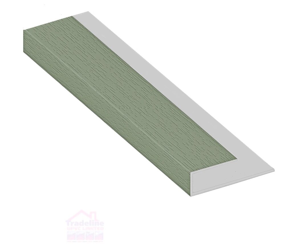 Chartwell Green Subtle Grained Finish Soffit Board-Edge Trim-5m