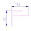 Black Soffit Board-F Section Trim-Smooth Black Finish-5m - Image 2