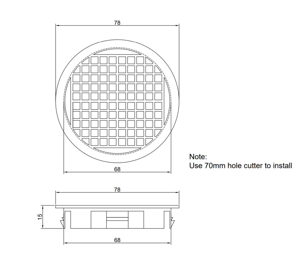 White Round-Soffit Vents - Image 2
