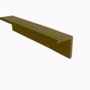 Decking Angled Edge Trim Brown 2.9m