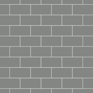 Dust Grey Metro Tile Waterproof Laminated Shower Wall Panels