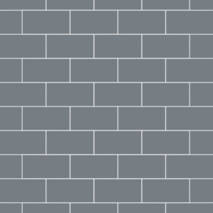 Monument Grey Metro Tile Waterproof Laminated Shower Wall Panels
